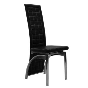Chaise Design en Métal et PU B13 LOT DE 6