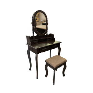 Coiffeuse Design Rangement de Bijoux avec Tabouret JA13