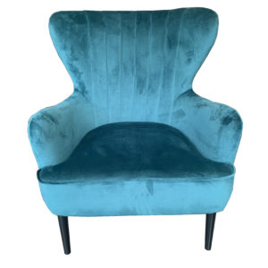 Fauteuil heaven bleu paon