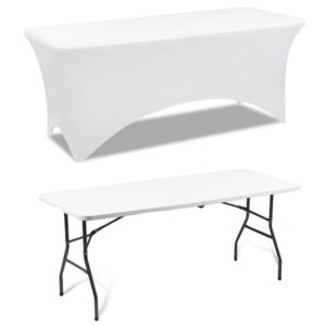 Table de reception pliable Ronde ou Rectabgle
