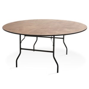 Table pliante Bois Ronde diamètre 167 cm