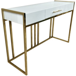 Console Blanc Laquée WX