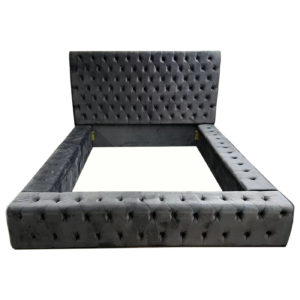 Cadre de Lit en Velours pour Sommier 160*200 CM F31