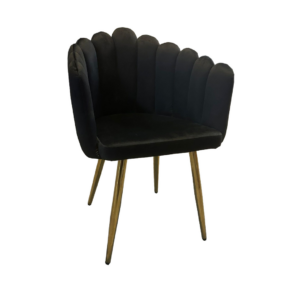 Chaise Coquillage Velours