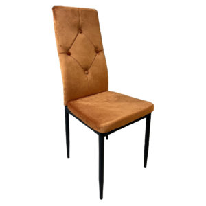 Chaise H20 Velours Pied Métal