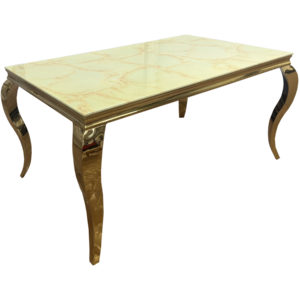 TableAA2/AA1 Pieds Dore /Argenté
