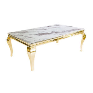 Table basse GG1/GG2 Pied Dore/Argenté