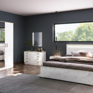 CHAMBRE COMPLETE NOEMI A4 WHITE
