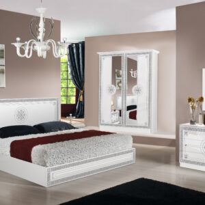 CHAMBRE COMPLETE LUNA 4A (BLANC / ARGENT)