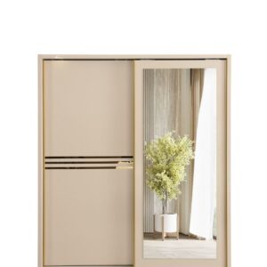 ARMOIRE COULISSANTE DORÉE