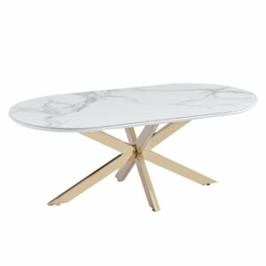 TABLE MANON PIEDS DORÉS