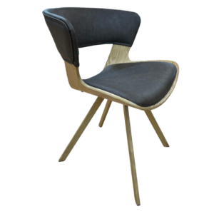 CHAISE JY2 BOIS-SIMILICUIR