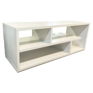 MEUBLE TV BOIS 123 BLANC